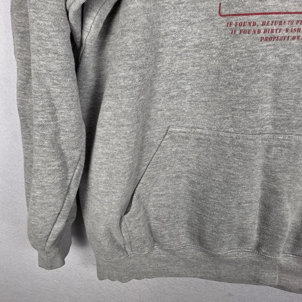 Farm Boy Brand Mens Hoodie Large Gray 